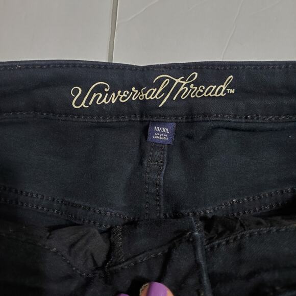 Universal Thread from Target High Rise Skinny Jeans Black Size 10/30L - Picture 4 of 16